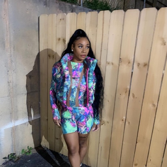 Custom bubble vest and short romper - Picture 2 of 2